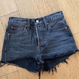 Levi's Charcoal Women's Jean Shorts